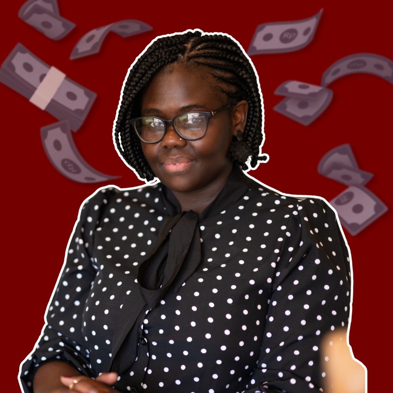 Photo de profil LinkedIn de ma cliente Amy Thiare, coach de vente et formatrice commerciale.